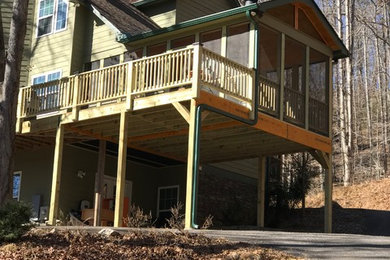 Inspiration for a deck remodel in Atlanta
