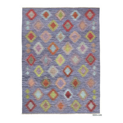 Old Yarn Kilim Rug - Area Rugs
