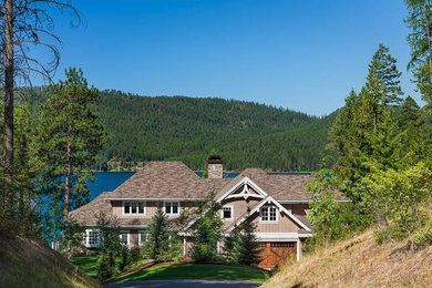 Example of a classic exterior home design in Other