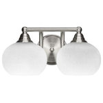 Toltec Lighting - Toltec Lighting 3422-BN-212 Paramount - Two Light Bath Bar I - Warranty: 1 Year Assembly Required: Yes Shade Included: YesParamount Two Light Bath Bar I Brushed Nickel White Muslin Glass *UL Approved: YES *Energy Star Qualified: n/a *ADA Certified: n/a *Number of Lights: Lamp: 2-*Wattage:100w Medium Base bulb(s) *Bulb Included:No *Bulb Type:Medium Base *Finish Type:Brushed Nickel