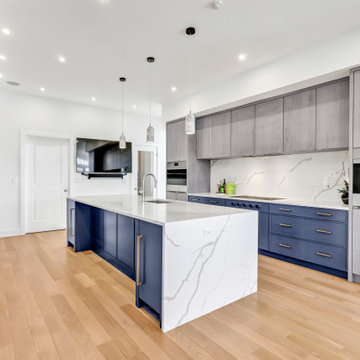 Euro Sawn Oak Contemporary Kitchen