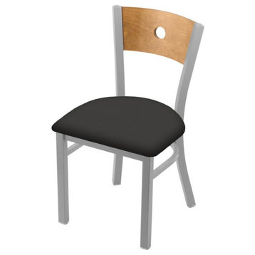 Voltaire 18 Chair With Anodized Nickel Finish