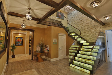 This is an example of a contemporary staircase in Orlando.