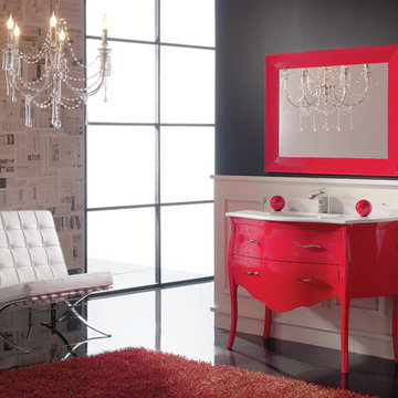 Macral Paris vanity 44,8". Red