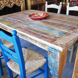 Reclaimed Wood Furniture from Crete - ダイニングチェア