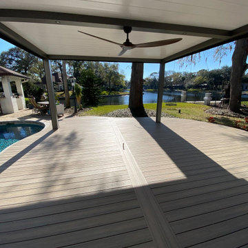 Pool Deck and Pergola Installation