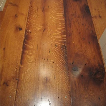 Antique Wide Plank Oak Flooring