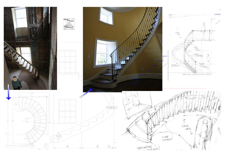 Historic Country Mansion Staircase, Warrenton VA 20186