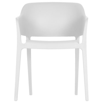 Faro Outdoor Dining Chair White - Set Of Two