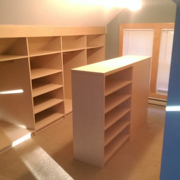 Angled Ceiling Closets