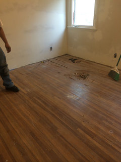 Dark Walnut Stain Vs Antique Brown Hardwood Floors Repaired Sanded And Stained Antique Brown I Love The Color See Before After Pics Pic Of 3 Stains From Which Chose E