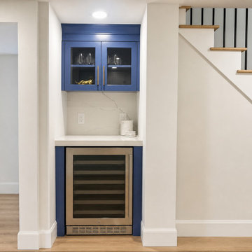 Bright Transitional Coastal Kitchen & Wine Bar Renovation | Palm Beach Gardens,