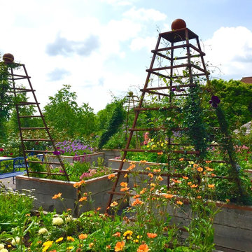 A Kitchen garden in Buckinghamshire