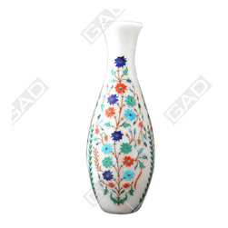SLEEK AND PRECIOUS MARBLE FLOWER VASE - Home Accessories & Decor