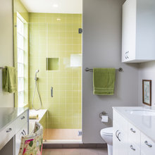 green bathroom