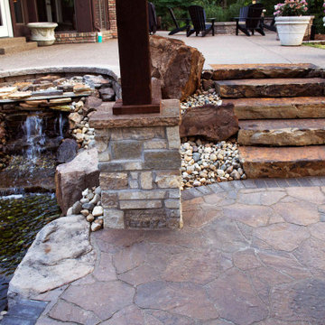 Sunset Hills Woodland Estate Pavilion & Custom Outdoor Kitchen
