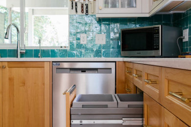 Opening a 1956 Kitchen with Wood Stove, Custom Hood, & Mid-century character
