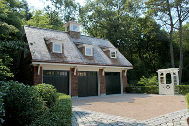 Garage - traditional garage idea in Boston