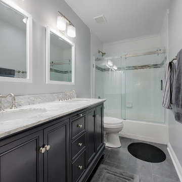 TWO Bathrooms renovated in a ONE week