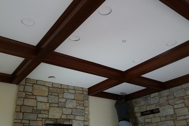 Example of a classic living room design in Other