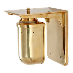 R.W. Atlas Wall Mounted Single Arm Sconce with Metal Shade - Wall Sconces