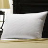Cotton Chevron Quilted Gel Fiber Soft Stomach Sleeper Pillow, Standard