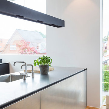 Stainless steel island