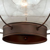 Chatham 13" Outdoor Semi Flush Mount Ceiling Light Burnished Bronze