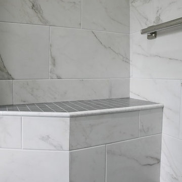 Bathroom with Wall Mounted Cabinets