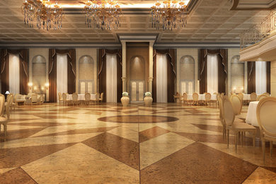 Inspiration for a timeless dining room remodel in Montreal