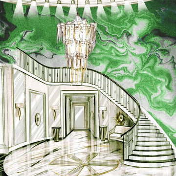 Might Emerald Ocean | Glass Mosaic | PIXL Mist Collection