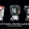 Original Art of the CFL 2005 Ottawa Rough Riders Uniform
