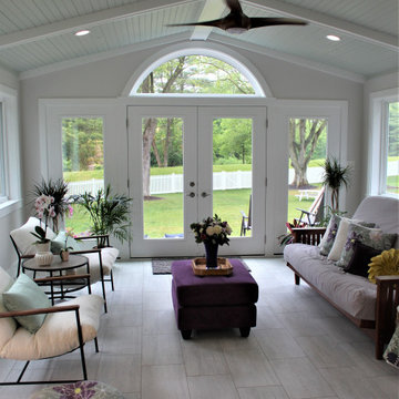A peaceful sunroom addition in Frederick Maryland built for relaxation
