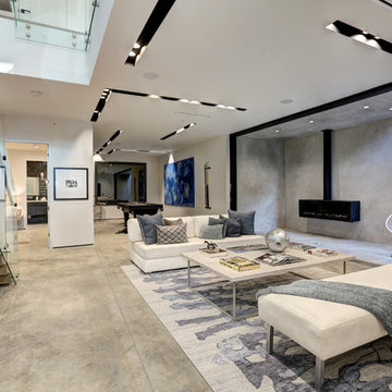 Basement living room