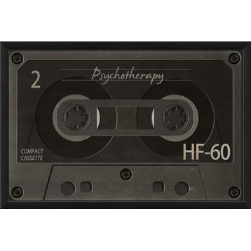 Cassette Tape 5 Psychotherapy Framed Artwork