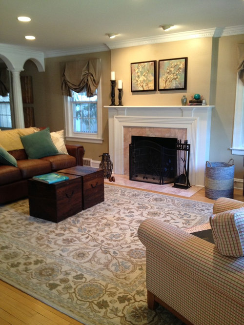 Want to paint this ugly marble around fireplace and other areas. It th