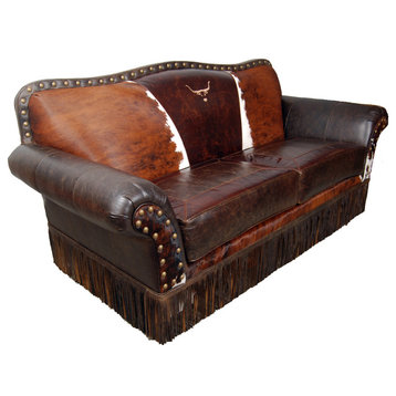 "Cattle Baron" 2 Cushion Sofa