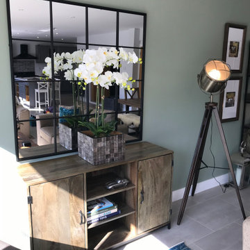 African inspired living/dining space