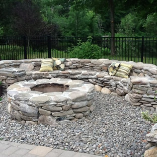 Fieldstone Fire Pit | Houzz