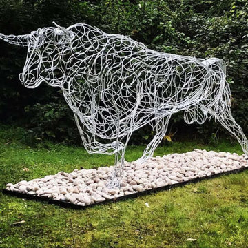 Running Bull Sculpture