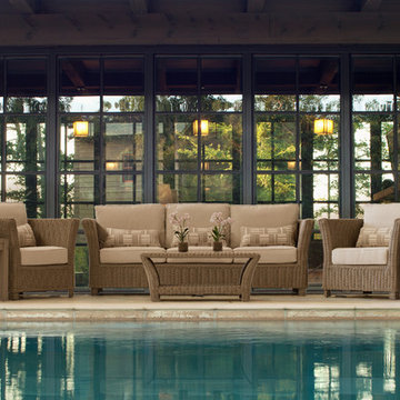 Outdoor Wicker Sofa