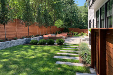 Inspiration for a contemporary landscaping in Boston.