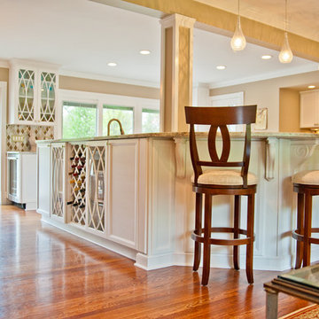 Contemporary Glamour - Family Kitchen Remodel in Watchung NJ