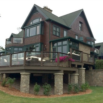 Screened Porch with Composite Decking