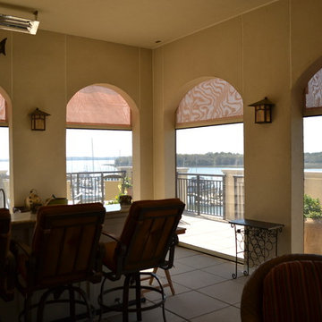 Motorized Retractable Patio Insect Screen