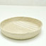Jute Tray With White Accents, Medium