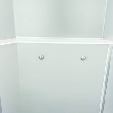 Classic Gray and White Master Bathroom