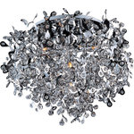 Maxim Lighting - Maxim Lighting 24200BCPC Comet - Seven Light Flush Mount - The Comet collection's Polished Chrome and thousands of Beveled Glass Crystals creates countless reflective surfaces that delicately and boldly illuminate with its xenon light source.