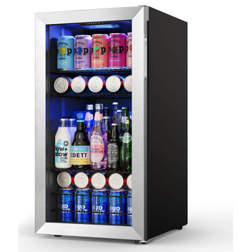 Yeego beverage refrigerator cooler Built-In 120 Cans Freestanding