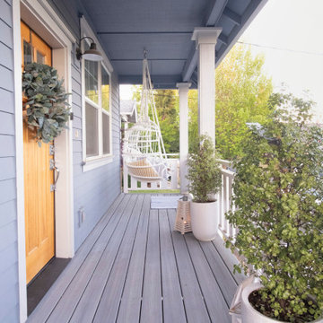 Extended Deck Over Small Privacy Patio